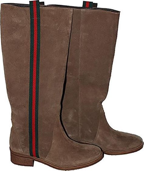 gucci laarzen bruin|Laarzen leer Gucci bruin maat 41.5 IT in Leder .